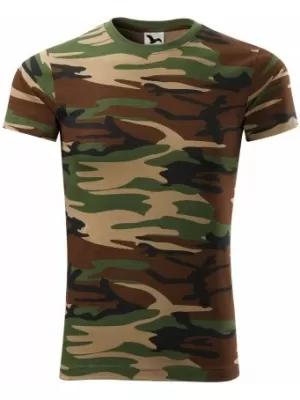 Herren-T-Shirt MALFINI CAMOUFLAGE 144 TARNBRAUN