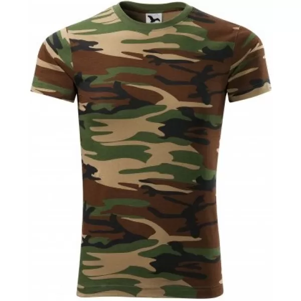  Herren-T-Shirt MALFINI CAMOUFLAGE 144 TARNBRAUN 