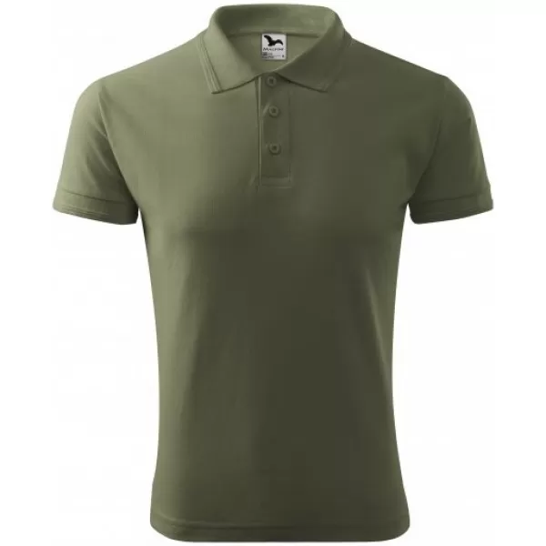  Herren-T-Shirt mit Kragen MALFINI PIQUE POLO 203 KHAKI 