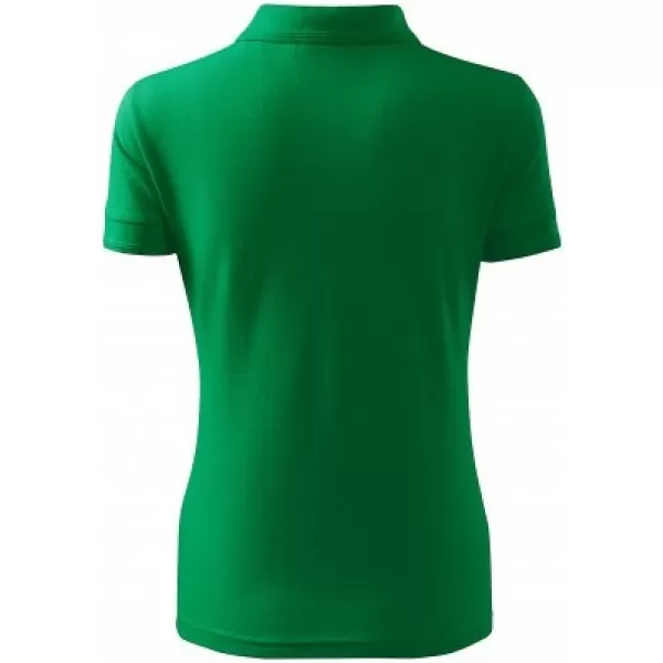  Damen-T-Shirt mit Kragen MALFINI PIQUE POLO 210 MITTELGRÜN 