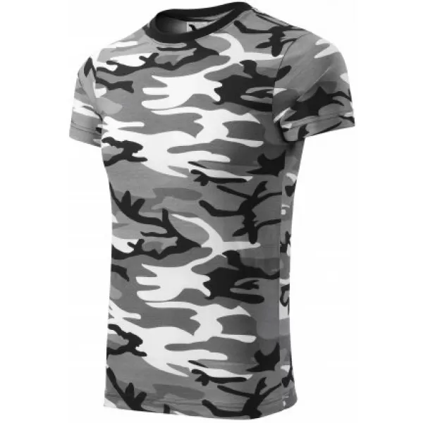  Herren-T-Shirt MALFINI CAMOUFLAGE 144 TARNGRAU 