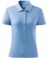 Damen-T-Shirt mit Kragen MALFINI HEAVY 216 HIMMELBLAU