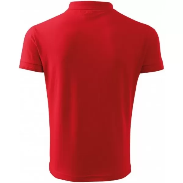  Herren-T-Shirt mit Kragen MALFINI PIQUE POLO 203 ROT 