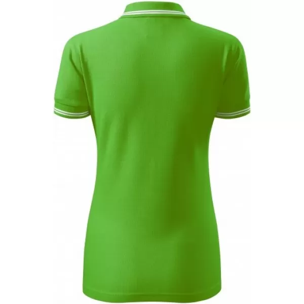  Damen-T-Shirt mit Kragen MALFINI URBAN 220 APFELGRÜN 