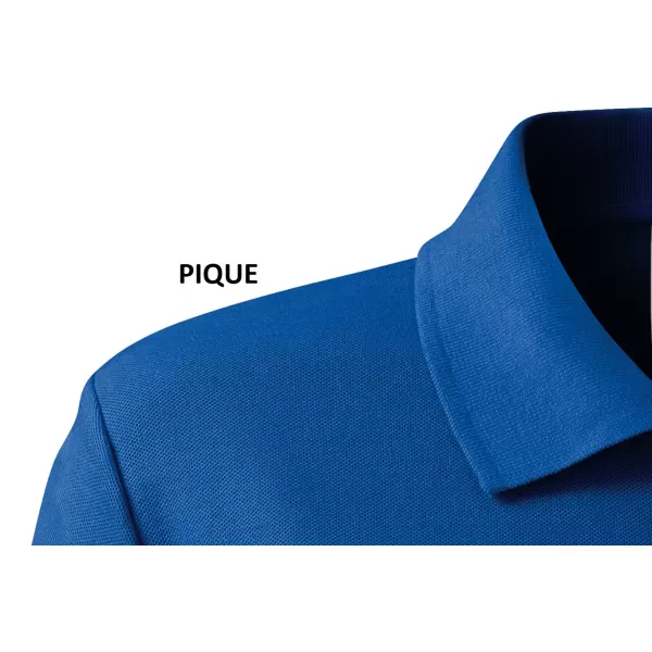  Damen-T-Shirt mit Kragen MALFINI HEAVY 216 KÖNIGSBLAU 