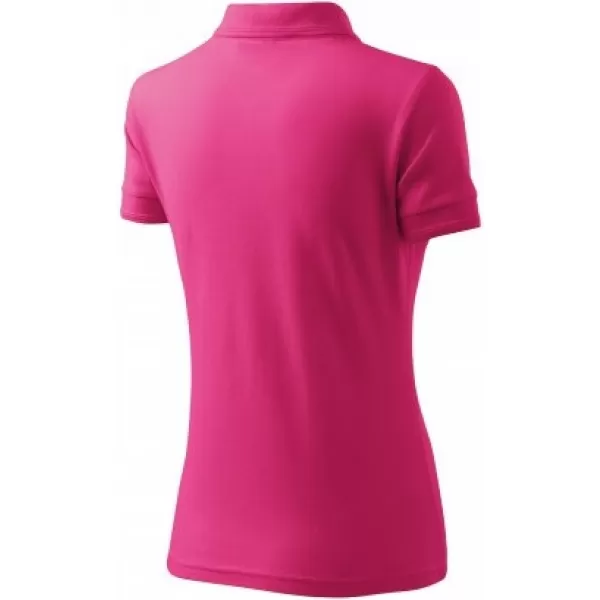  Damen-T-Shirt mit Kragen MALFINI PIQUE POLO 210 MAGENTA 