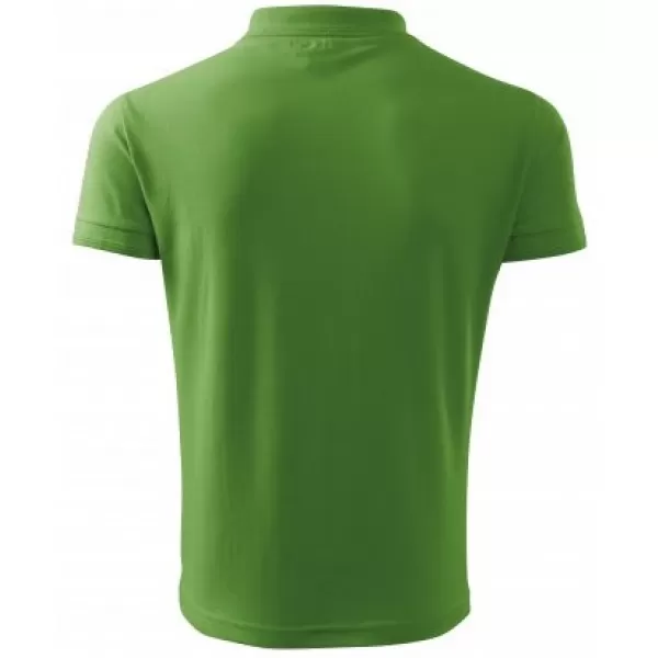  Herren-T-Shirt mit Kragen MALFINI PIQUE POLO 203 GRASGRÜN 