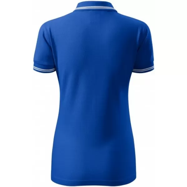  Damen-T-Shirt mit Kragen MALFINI URBAN 220 KÖNIGSBLAU 