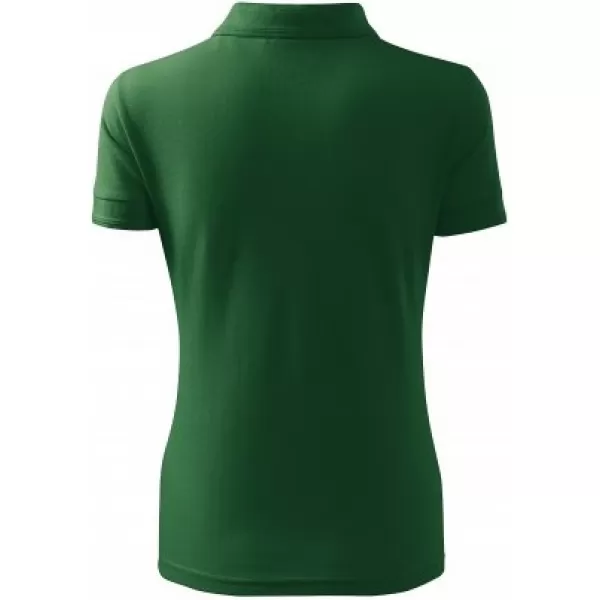  Damen-T-Shirt mit Kragen MALFINI PIQUE POLO 210 FLASCHENGRÜN 