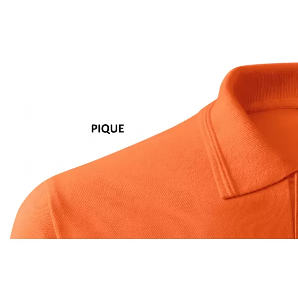  Damen-T-Shirt mit Kragen MALFINI PIQUE POLO 210 ORANGE 