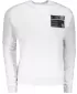 Herren Sweatshirt OMBRE AB1046 WEIß