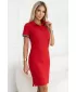 Damenkleid mit Kragen MALFINI PREMIUM DRESS UP 271 ROTE FORMEL