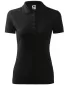 Damen-T-Shirt mit Kragen MALFINI PIQUE POLO 210 SCHWARZ