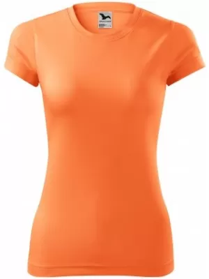 Funktions-T-Shirt für Damen MALFINI FANTASY 140 NEON-MANDARINE