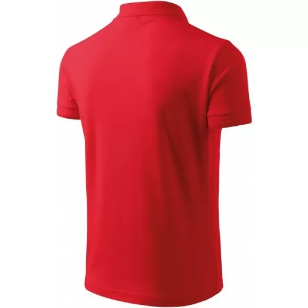  Herren-T-Shirt mit Kragen MALFINI PIQUE POLO 203 ROT 