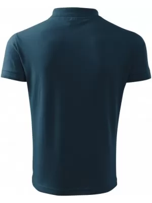 Herren-T-Shirt mit Kragen MALFINI PIQUE POLO 203 MARINEBLAU