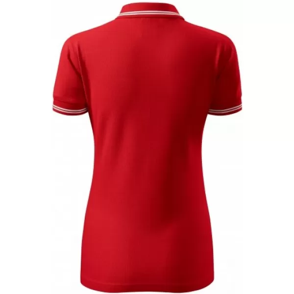  Damen-T-Shirt mit Kragen MALFINI URBAN 220 ROT 