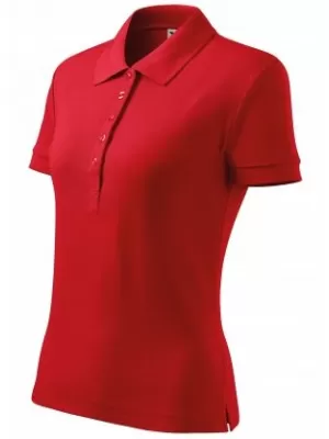 Damen-T-Shirt mit Kragen MALFINI HEAVY 216 ROT