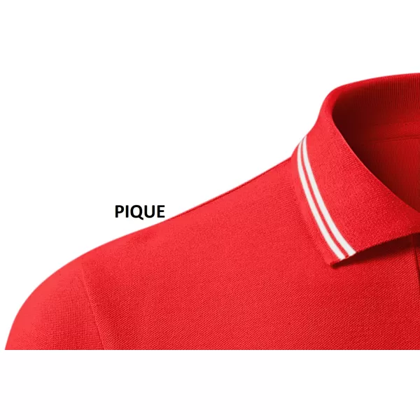 Herren-T-Shirt mit Kragen MALFINI URBAN 219 ROT 