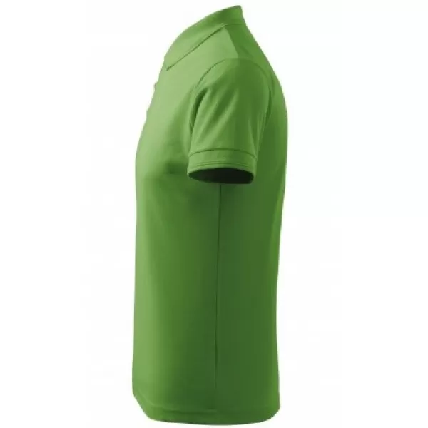  Herren-T-Shirt mit Kragen MALFINI PIQUE POLO 203 GRASGRÜN 