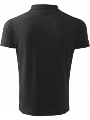 Herren-T-Shirt mit Kragen MALFINI PIQUE POLO 203 ANTHRAZIT-HIGHLIGHT