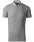 Herren-T-Shirt mit Kragen MALFINI PREMIUM PERFECTION PLAIN 251 DUNKELGRAUE HIGHLIGHTS