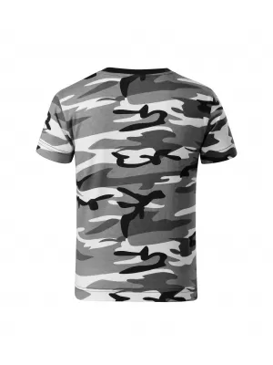 Kinder-T-Shirt MALFINI CAMOUFLAGE 149 TARNGRAU