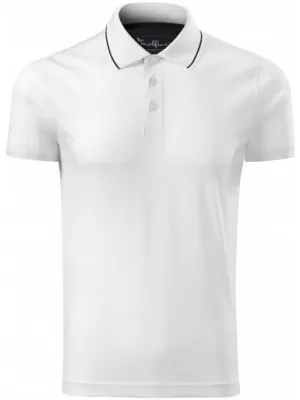 Herren-T-Shirt mit Kragen MALFINI PREMIUM GRAND 259 WEIß