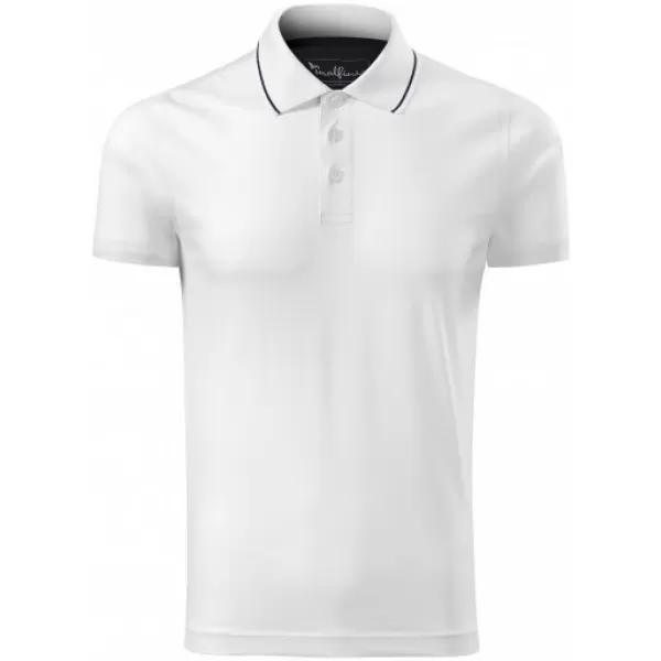  Herren-T-Shirt mit Kragen MALFINI PREMIUM GRAND 259 WEIß 