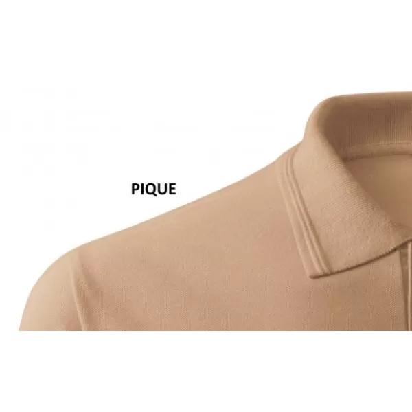  Herren-T-Shirt mit Kragen MALFINI PIQUE POLO 203 SANDIG 