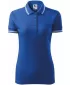 Damen-T-Shirt mit Kragen MALFINI URBAN 220 KÖNIGSBLAU