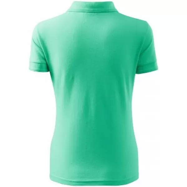  Damen-T-Shirt mit Kragen MALFINI PIQUE POLO 210 MINZE 