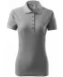 Damen-T-Shirt mit Kragen MALFINI PIQUE POLO 210 DUNKELGRAUE HIGHLIGHTS