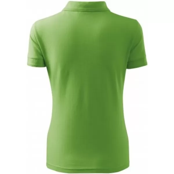  Damen-T-Shirt mit Kragen MALFINI PIQUE POLO 210 GRASGRÜN 