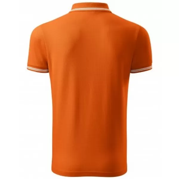  Herren-T-Shirt mit Kragen MALFINI URBAN 219 ORANGE 