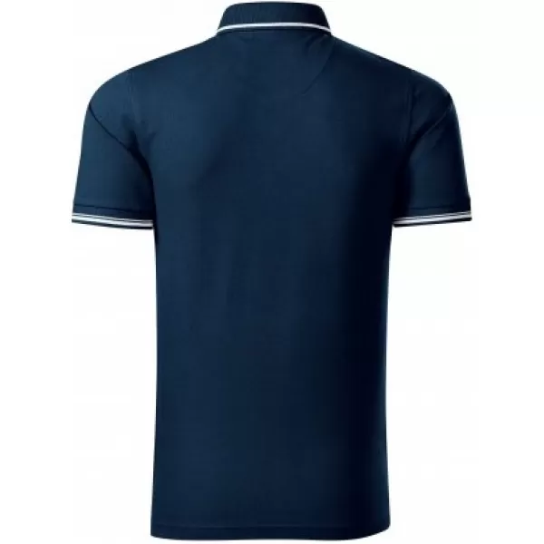  Herren-T-Shirt mit Kragen MALFINI PREMIUM PERFECTION PLAIN 251 MARINEBLAU 