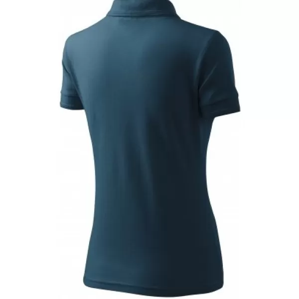  Damen-T-Shirt mit Kragen MALFINI PIQUE POLO 210 MARINEBLAU 