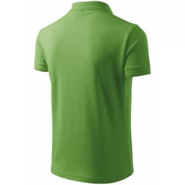  Herren-T-Shirt mit Kragen MALFINI PIQUE POLO 203 GRASGRÜN 