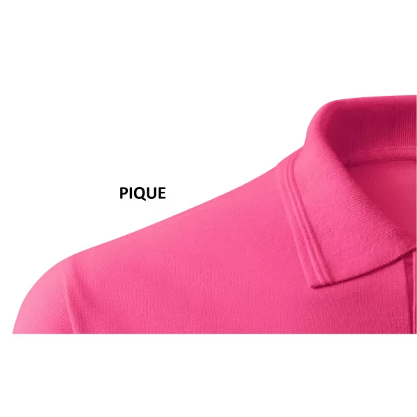 Damen-T-Shirt mit Kragen MALFINI PIQUE POLO 210 MAGENTA 