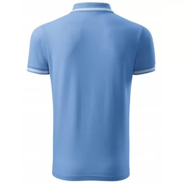  Herren-T-Shirt mit Kragen MALFINI URBAN 219 HIMMELBLAU 