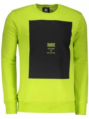 Herren -Sweatshirt OMBRE AB1045 GRÜN
