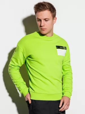 Herren Sweatshirt OMBRE AB1046 GRÜN