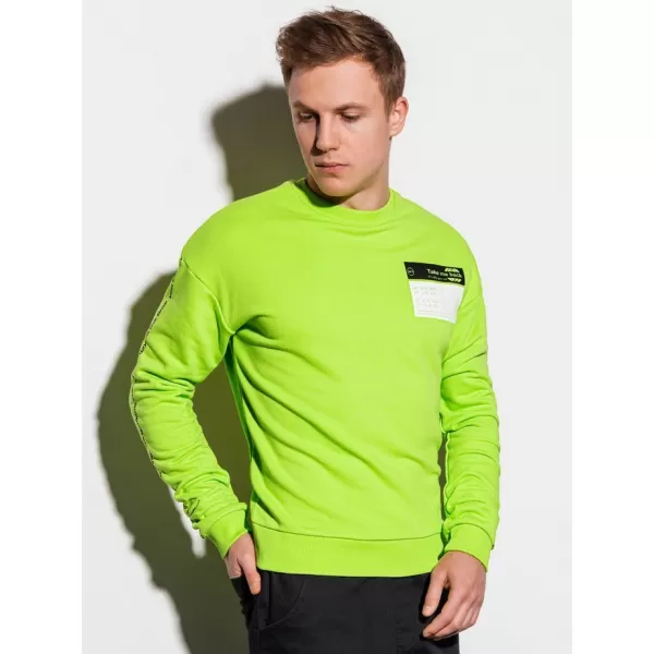  Herren Sweatshirt OMBRE AB1046 GRÜN 