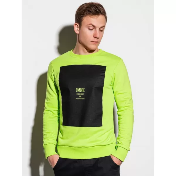  Herren -Sweatshirt OMBRE AB1045 GRÜN 