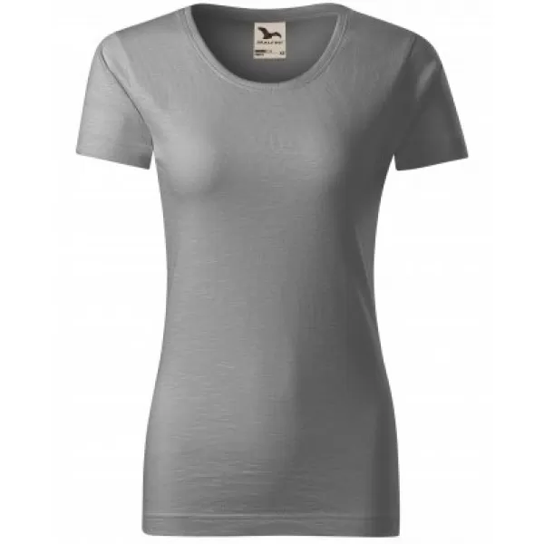 Damen-T-Shirt MALFINI NATIVE 174 ALTES SILBER 