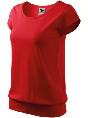 Damen-T-Shirt MALFINI CITY 120 ROT
