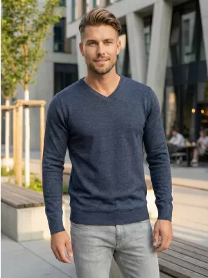 Herrenpullover ALTISPORT NIEREM MPLS095 DUNKELBLAU