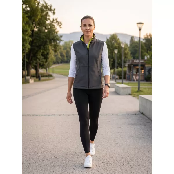  Softshellweste für Damen MALFINI VISION 516 STAHLGRAU 