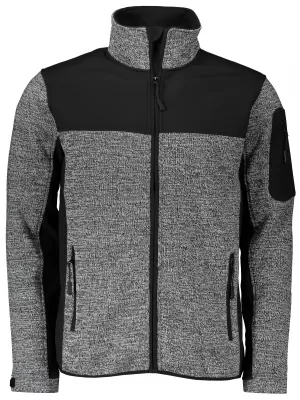Herren Softshelljacke/Pullover MALFINI CASUAL 550 KNIT GREY MALFINI PREMIUM