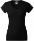 Damen-T-Shirt MALFINI FIT V-NECK 162 SCHWARZ